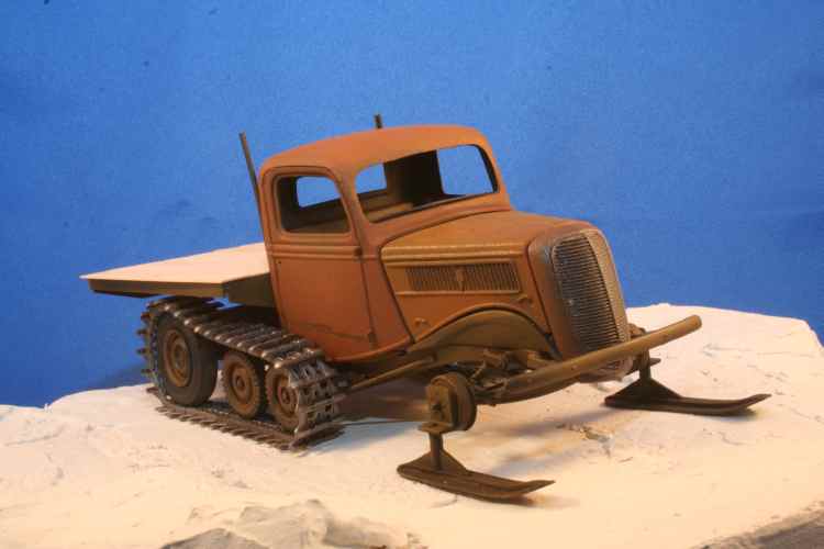 DIORAMAS - Page 2 1937 Ford Snowmobile final 23